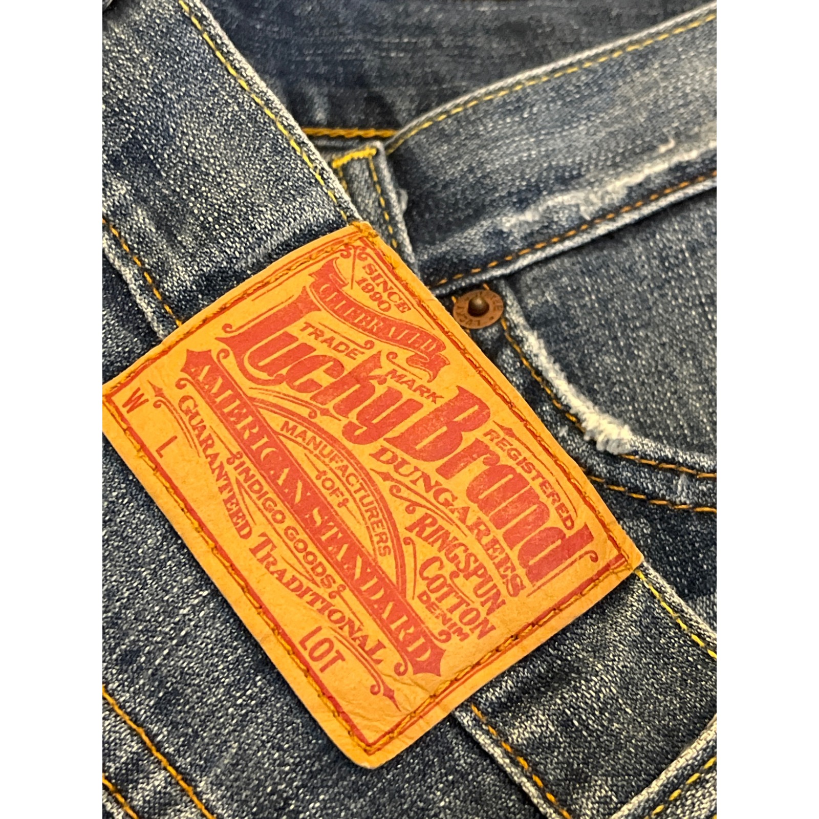 Lucky Brand Womens Jeans Easy Rider Bootcut Denim Size 8 Made In Usa